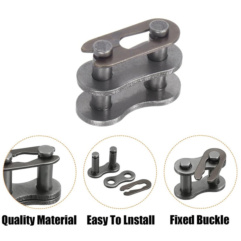 AZSSMUK #35 Roller Chain - 5 Feet Carbon Steel Material with 2 Connecting Links Industrial Chain - 160 Links - Image 4